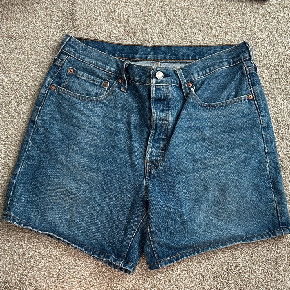 Levi's Blue Denim Shorts